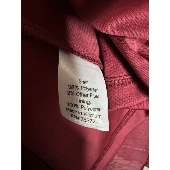 Lauren Conrad Blouse Womens Size 4X Burgundy Sheer Pullover Flutter Short Sleeve - Picture 6 of 6